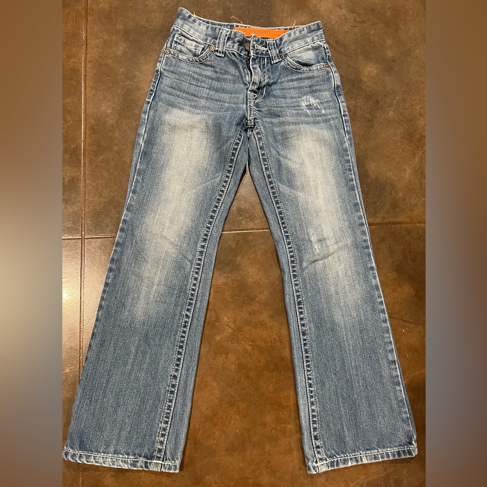 Boys Rock and Roll Cowboy Denim Jeans, size 8R, EUC